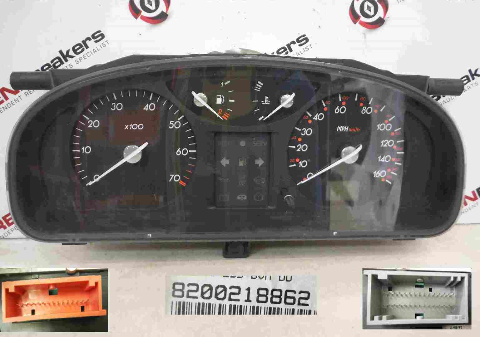 Renault Laguna 2001-2005 Instrument Panel Dials Gauges Speedo Clocks 130K