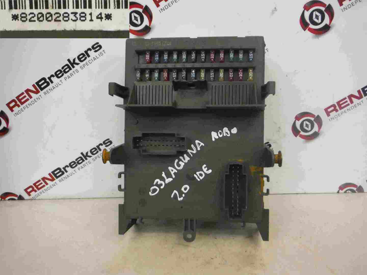 Renault Laguna 2001-2007 Interior Fuse Box Relay Computer 8200283814
