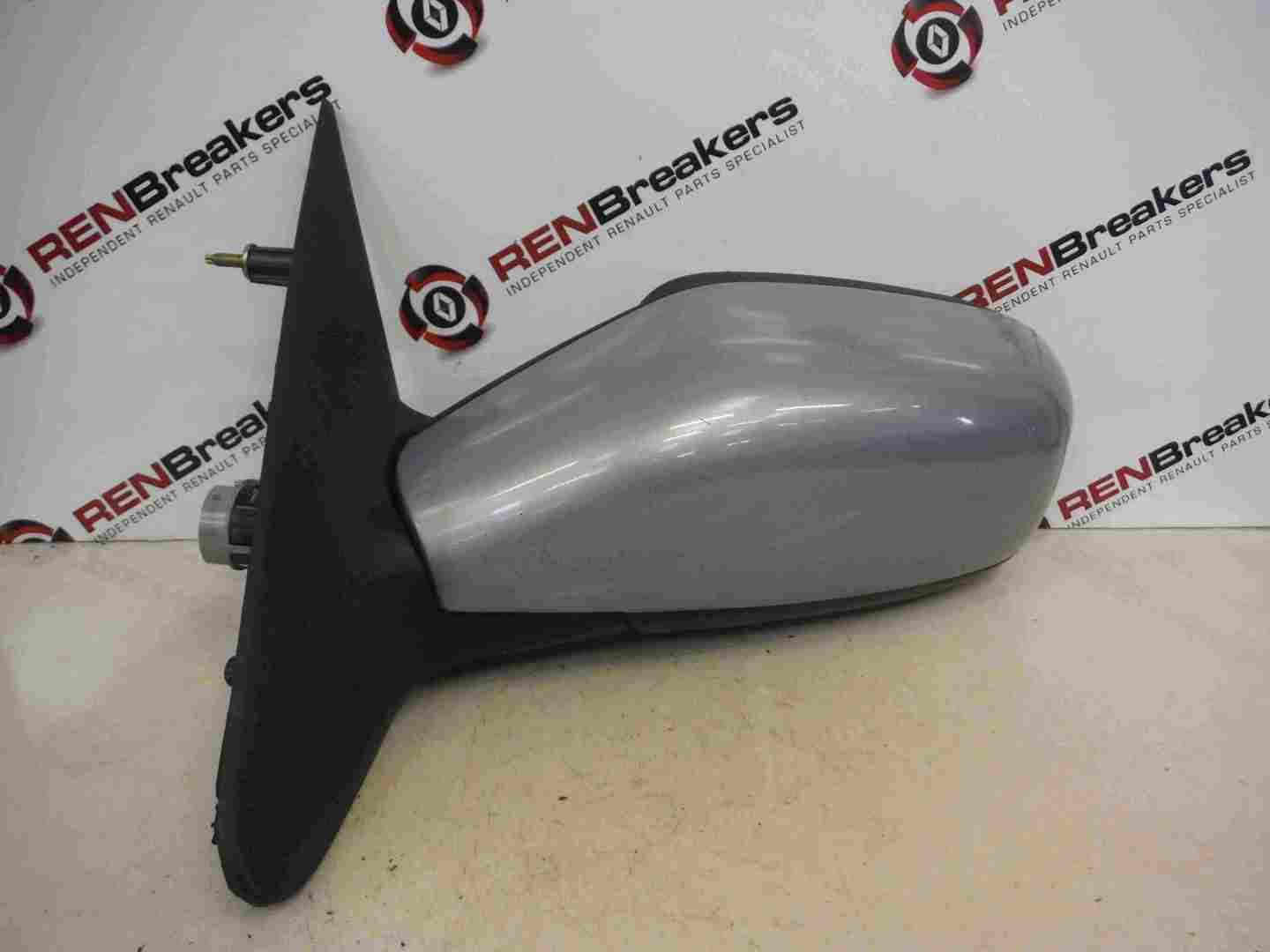 Renault Laguna 2001-2005 Passenger NS Wing Mirror Silver Purple TEB65
