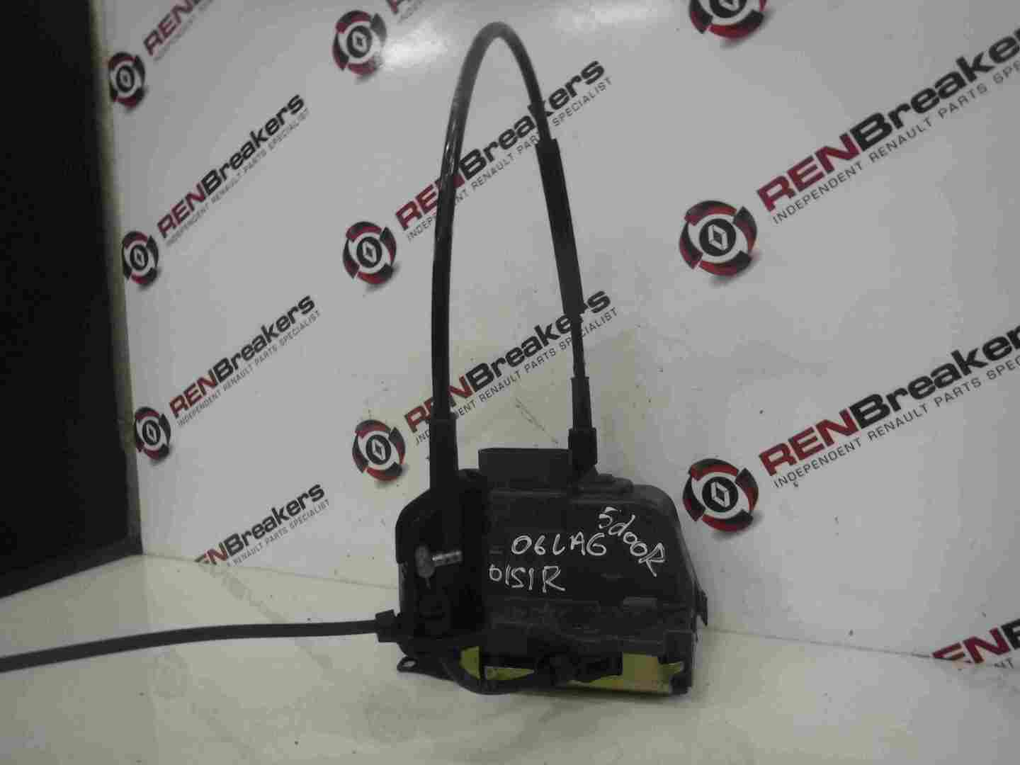 Renault Laguna 2001-2006 Drivers OSR Rear Door Locking Mechanism Lock