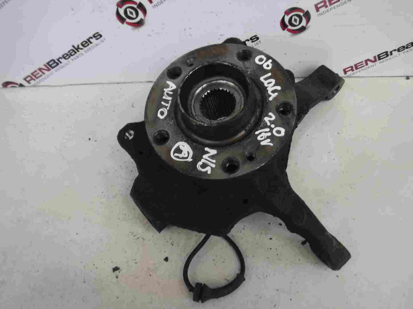 Renault Laguna 2005-2007 2.0 16v Passenger NSF Front Wheel Hub + ABS Sensor