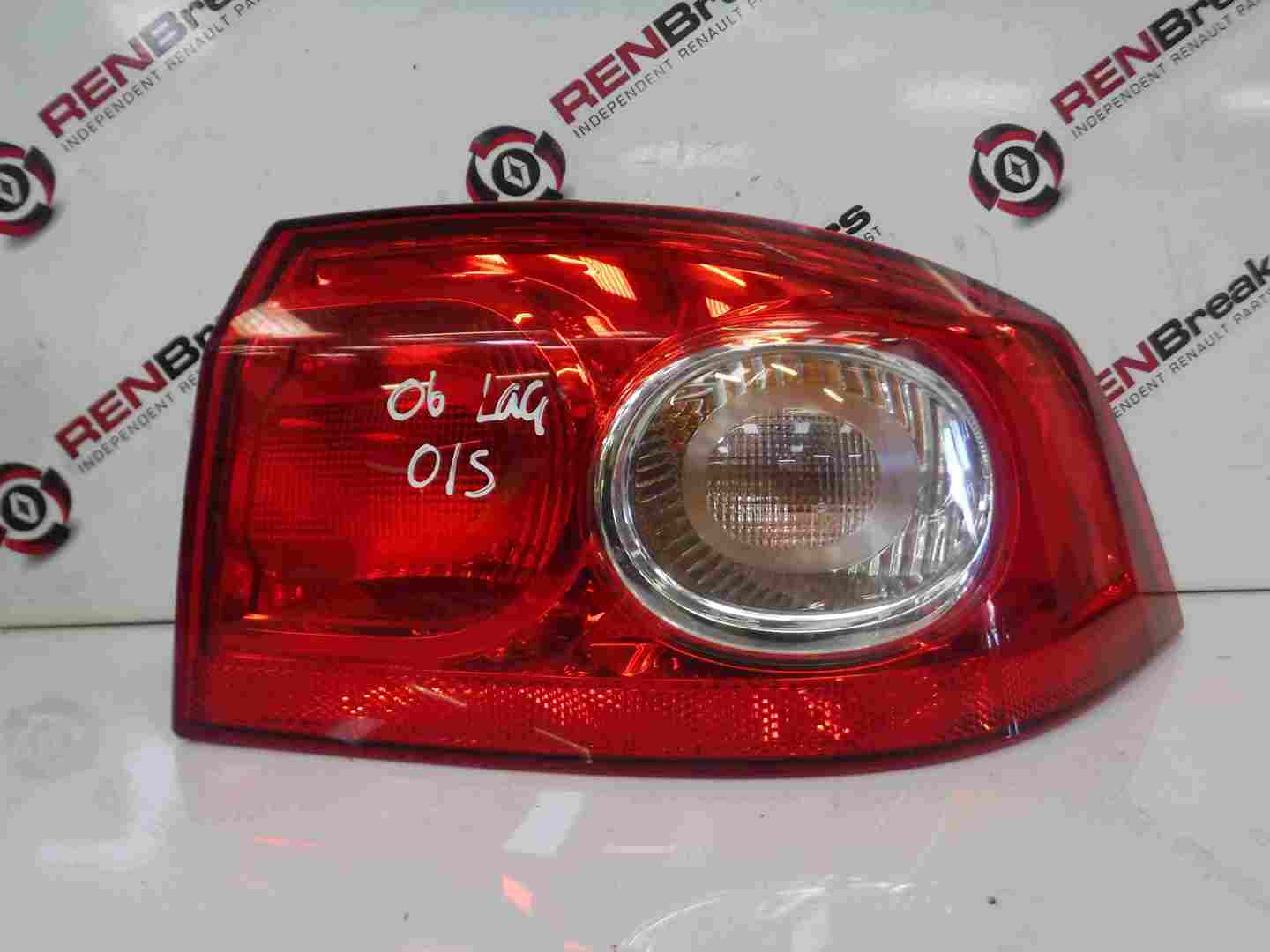 Renault Laguna 2005-2007 Drivers OSR Rear Body Light Lens 