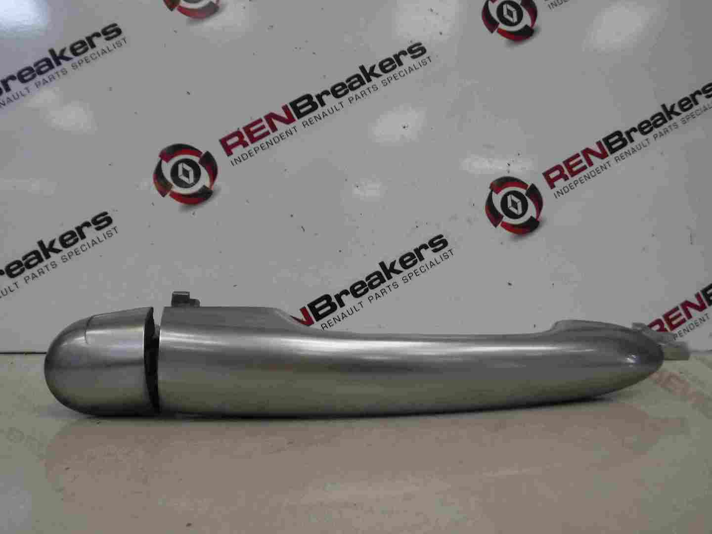 Renault Laguna 2005-2007 Drivers OSR Rear Exterior Door Silver Chrome