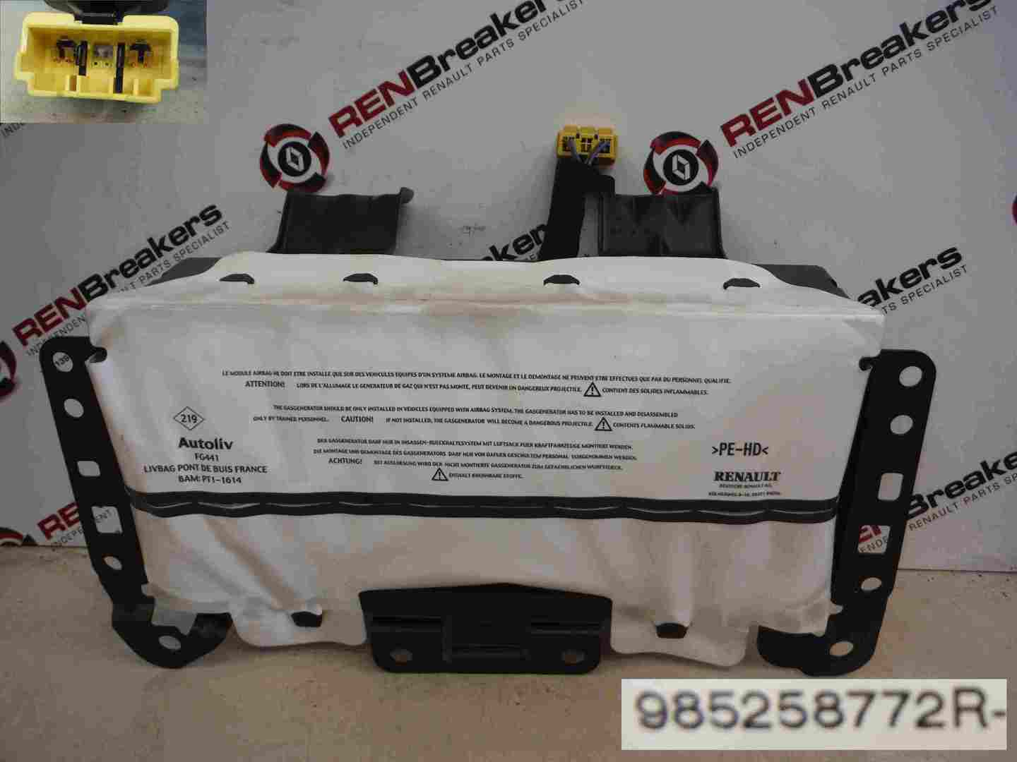 Renault Laguna 2007-2012 Passenger NSF Front Passenger Airbag 985258772r