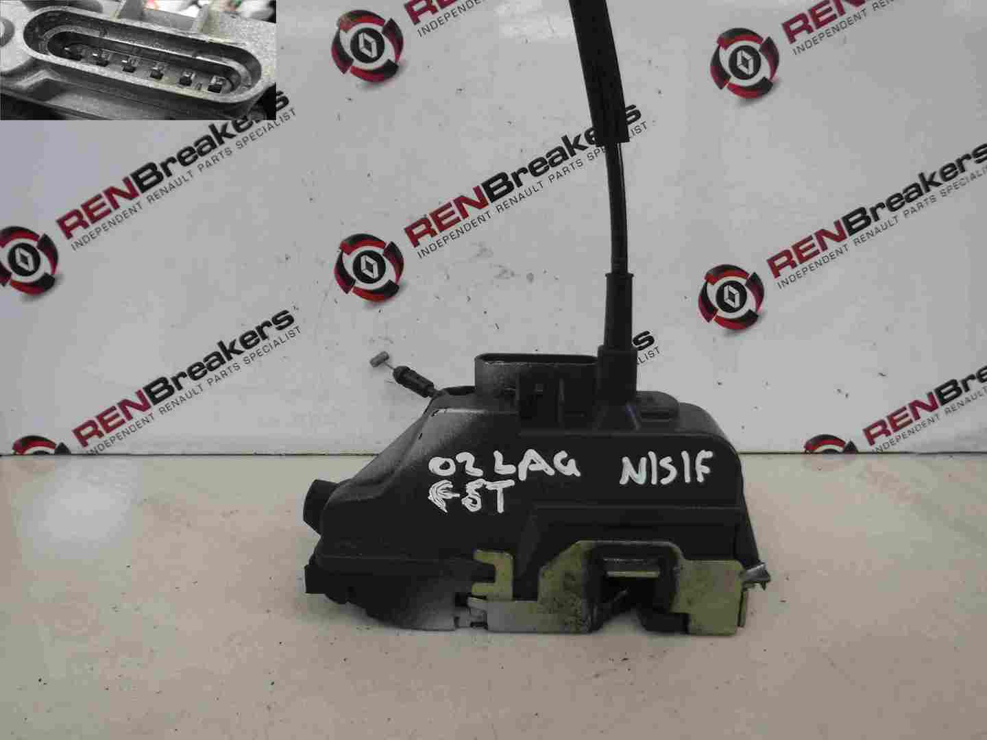 Renault Laguna Estate 2001-2005 Passenger NSF Front Door Lock Mechanism 1