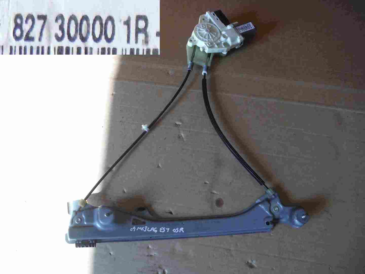 Renault Laguna Estate 2007-2010 Drivers OSR Rear Window Regulator Electric