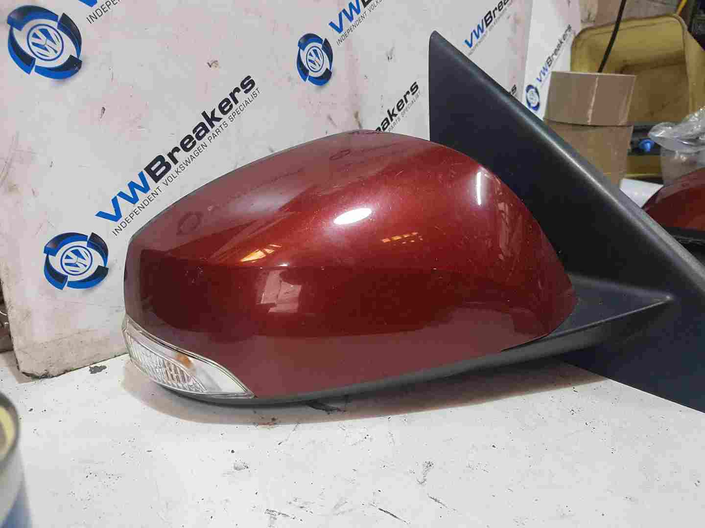 Thumb 4 Renault Laguna Estate MK3 2007-2010 Drivers Os Wing Mirror tennd Red Folding