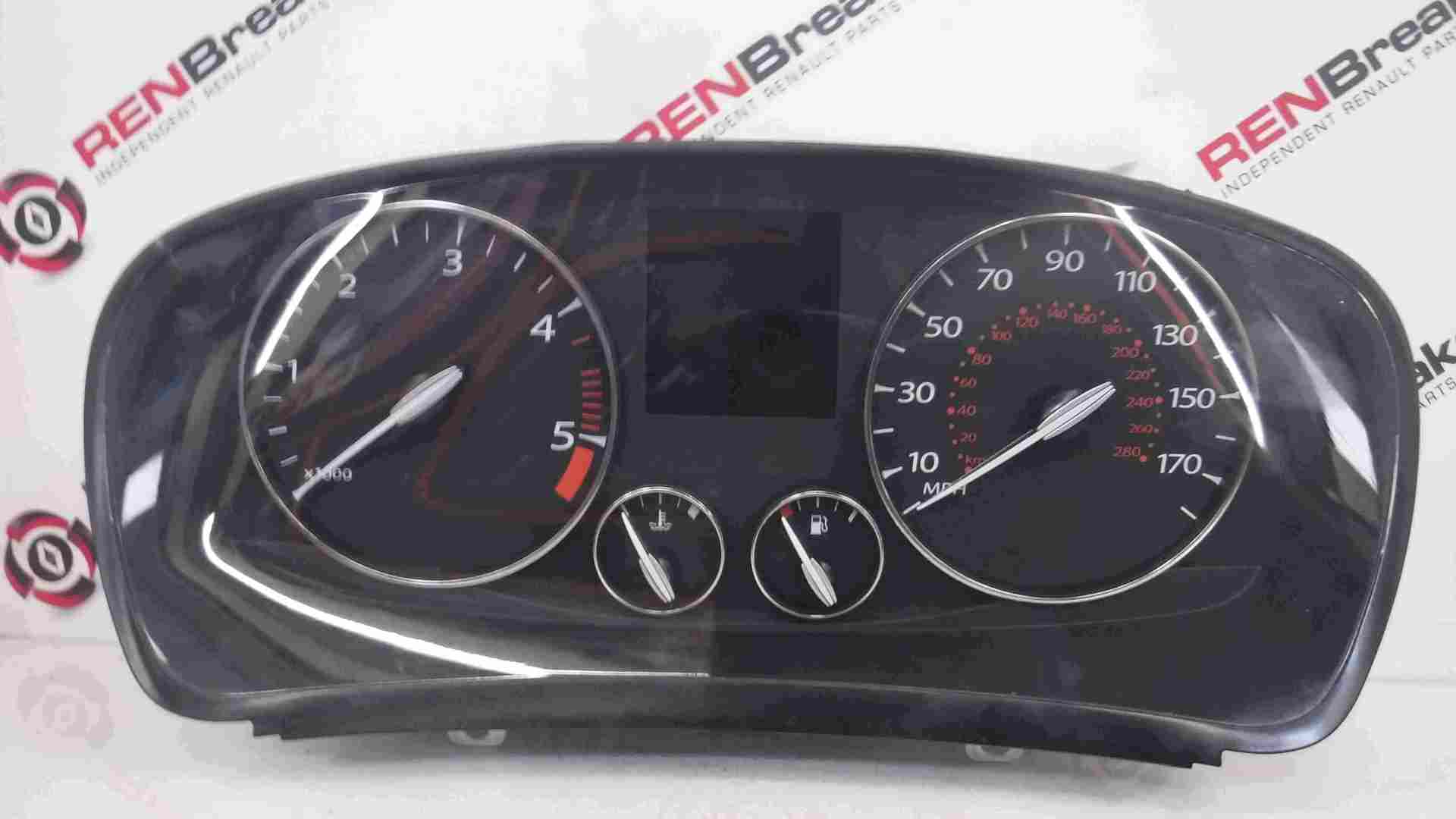 Renault Laguna MK3 2007-2010 Instrument Panel Clocks 122K 248100014R