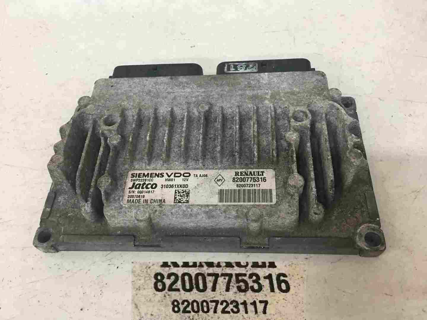 Renault Laguna MK3 2007-2012 Automatic Gearbox ECU Computer 8200723117