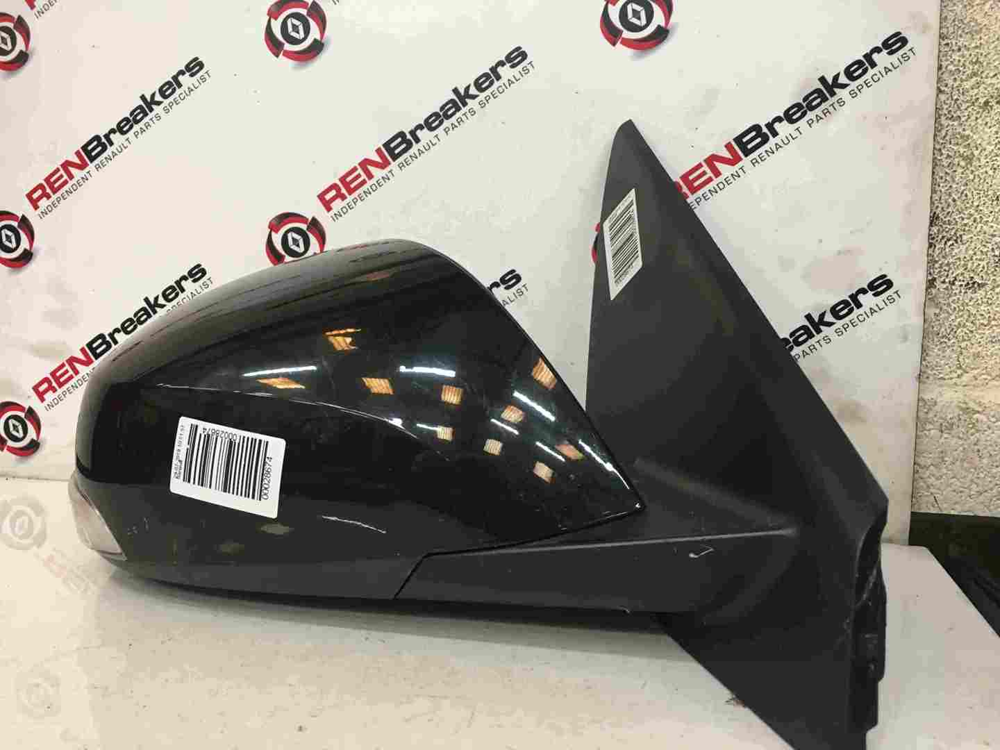 Renault Laguna MK3 2007-2012 Drivers OS Wing Mirror Black NV676
