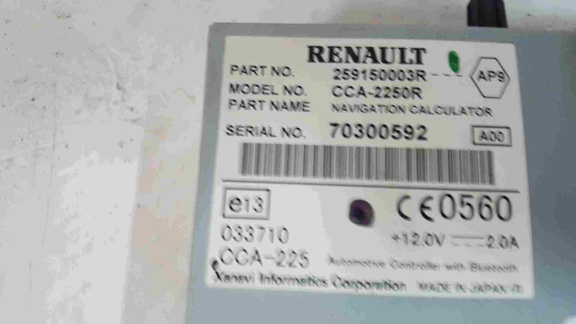 Thumb 2 Renault Laguna MK3 2007-2012 GPS System Sat Nav Navigation 259150003R