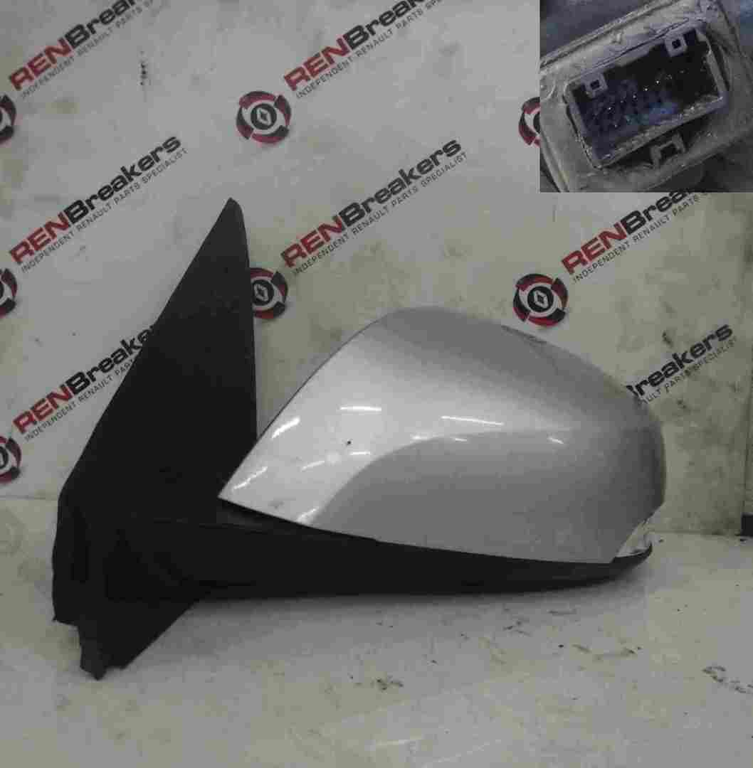 Renault Laguna MK3 2007-2012 Passenger NS Wing Mirror Silver TED69 Folding