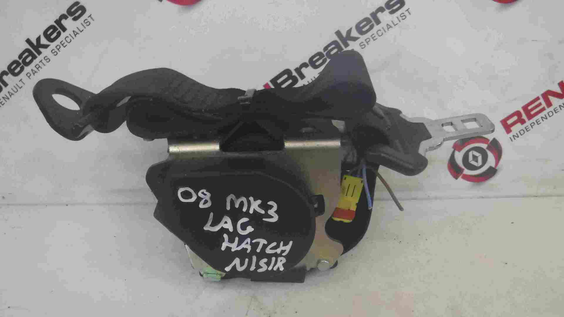 Renault Laguna MK3 2007-2012 Passenger NSR Rear Seat Belt 888400010R