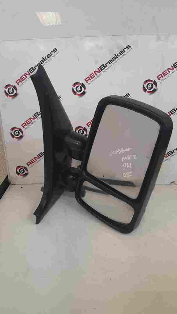 Thumb 3 Renault Master 1997-2003 Drivers OS Wing Mirror Plain Black