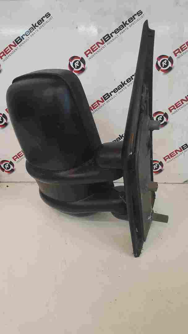 Renault Master 1997-2003 Drivers OS Wing Mirror Plain Black