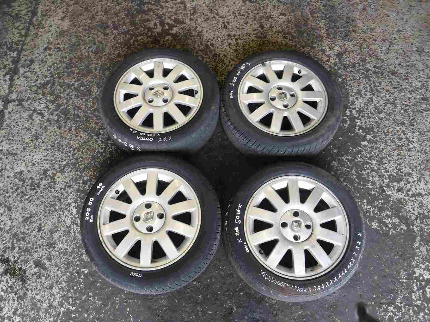 Renault Megane + Scenic + Clio 1999-2002 Ostra Alloy Wheels Set X4 16Inch 4/5