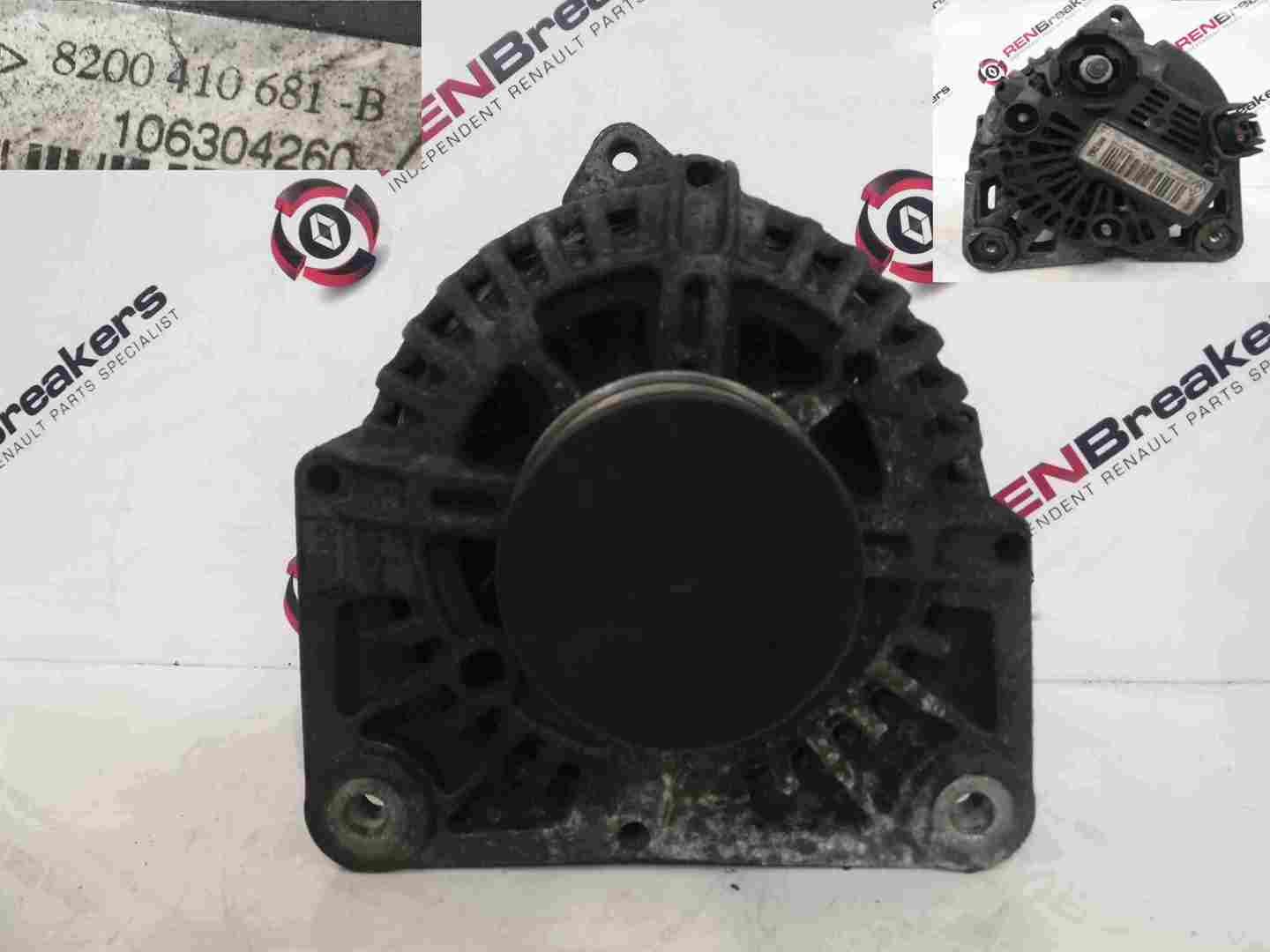 Renault Megane + Scenic 2006-2008 1.5 dCi Alternator K9K 724 8200410681
