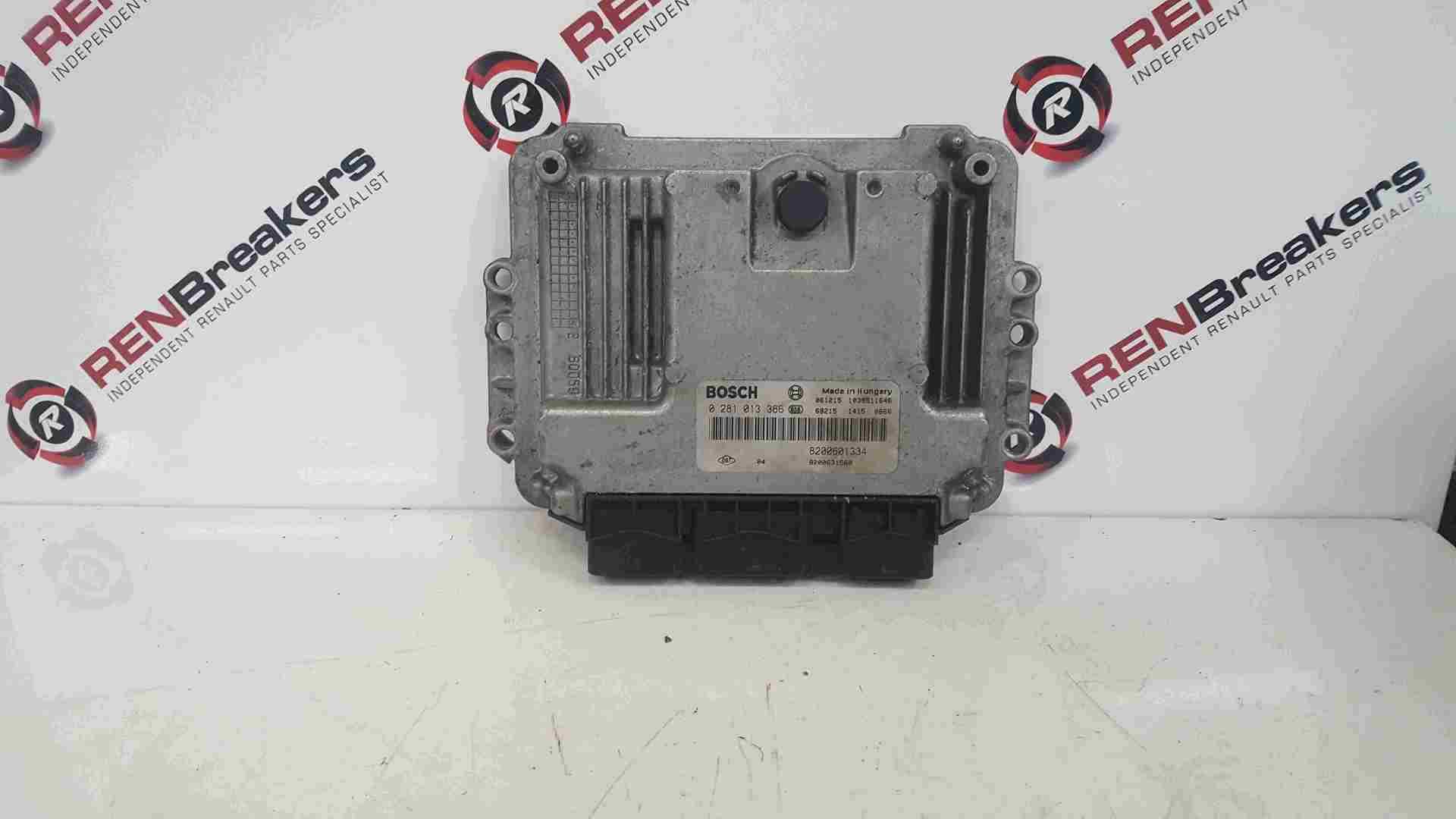 Renault Megane + Scenic 2006-2009 1.9 DCi Engine Control Unit ECU 8200601334