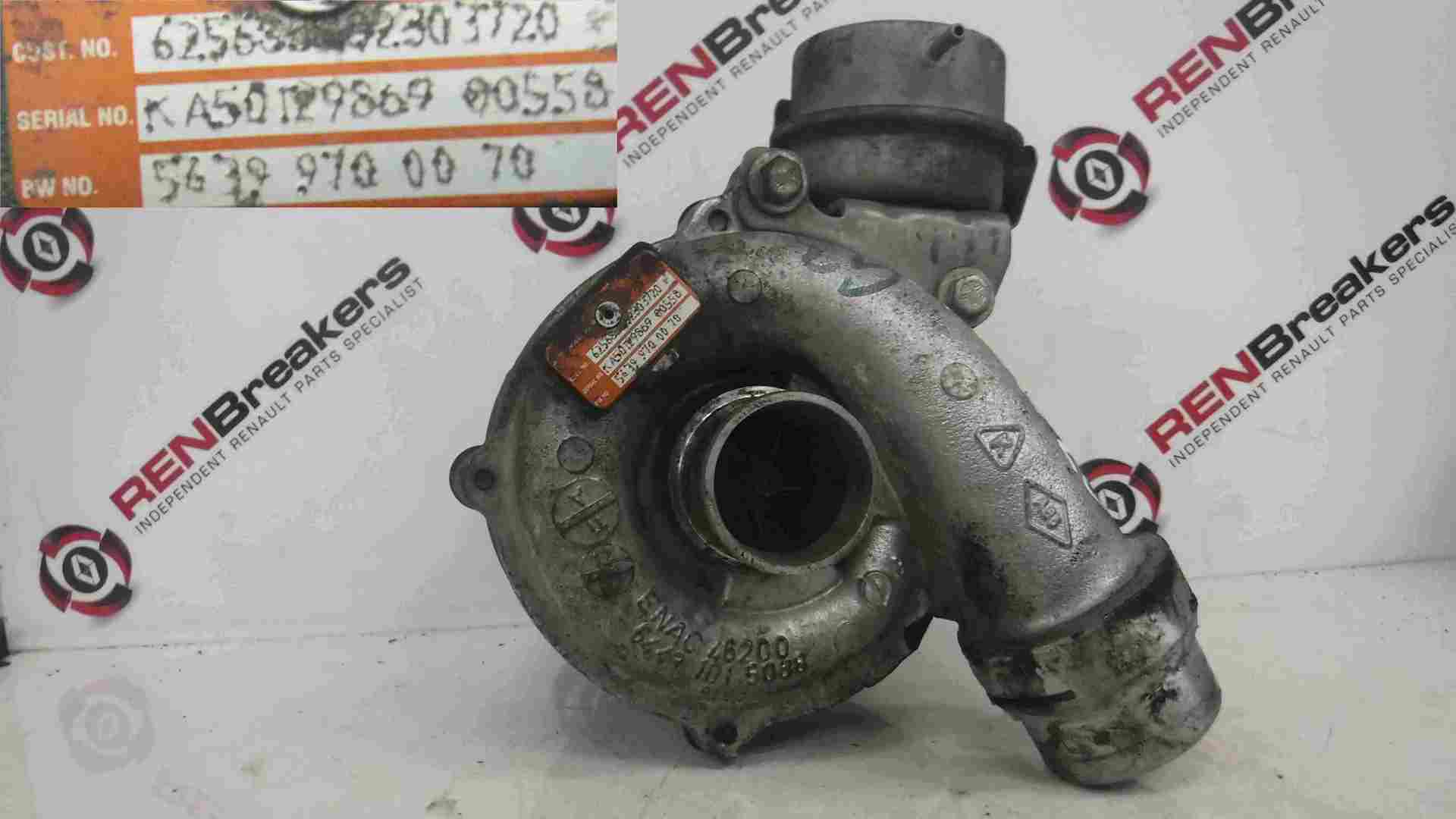 Renault Megane + Scenic MK2 2006-2008 1.5 dCi Turbo Charger Unit 54399700070