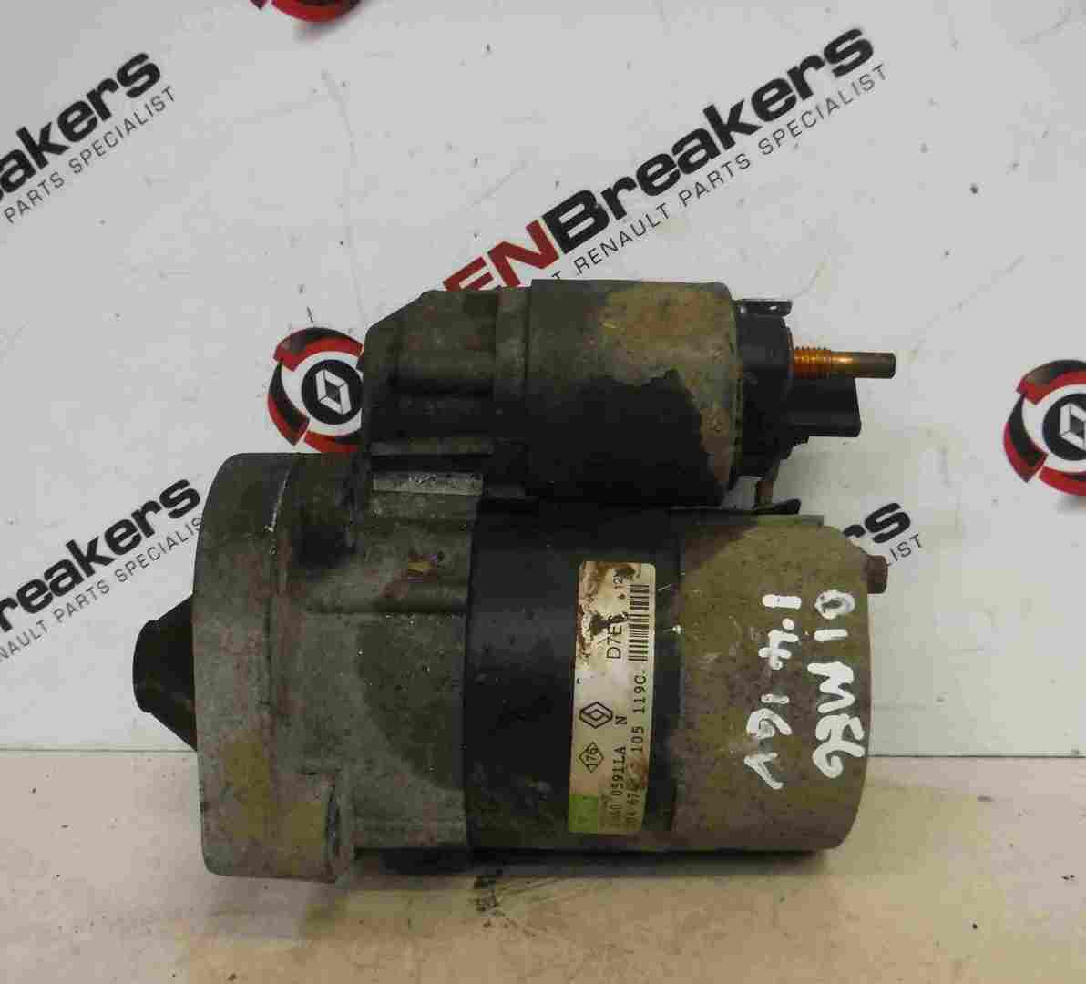 Renault Megane   Scenic 1999-2002 1.4 16v Starter Motor Starting