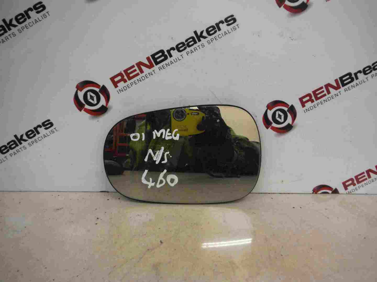 Renault Megane 1999-2002 Passenger NS Wing Mirror Glass 7701040255
