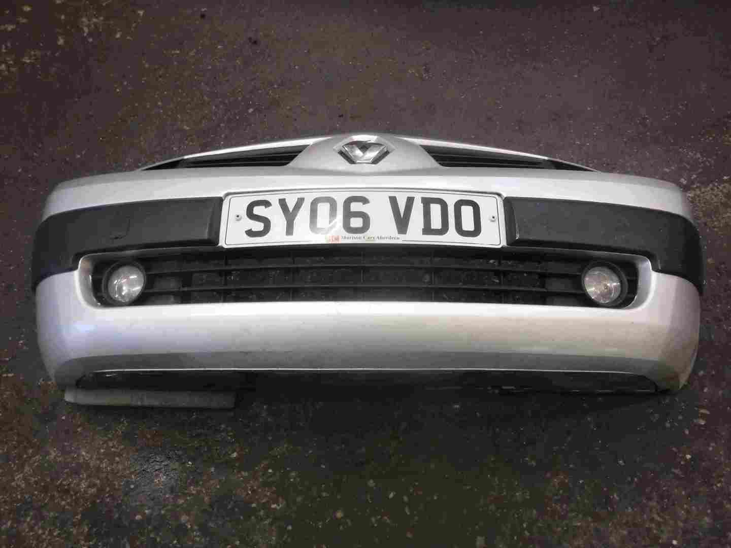 Renault Megane 2002-2006 Front Bumper Silver TED69