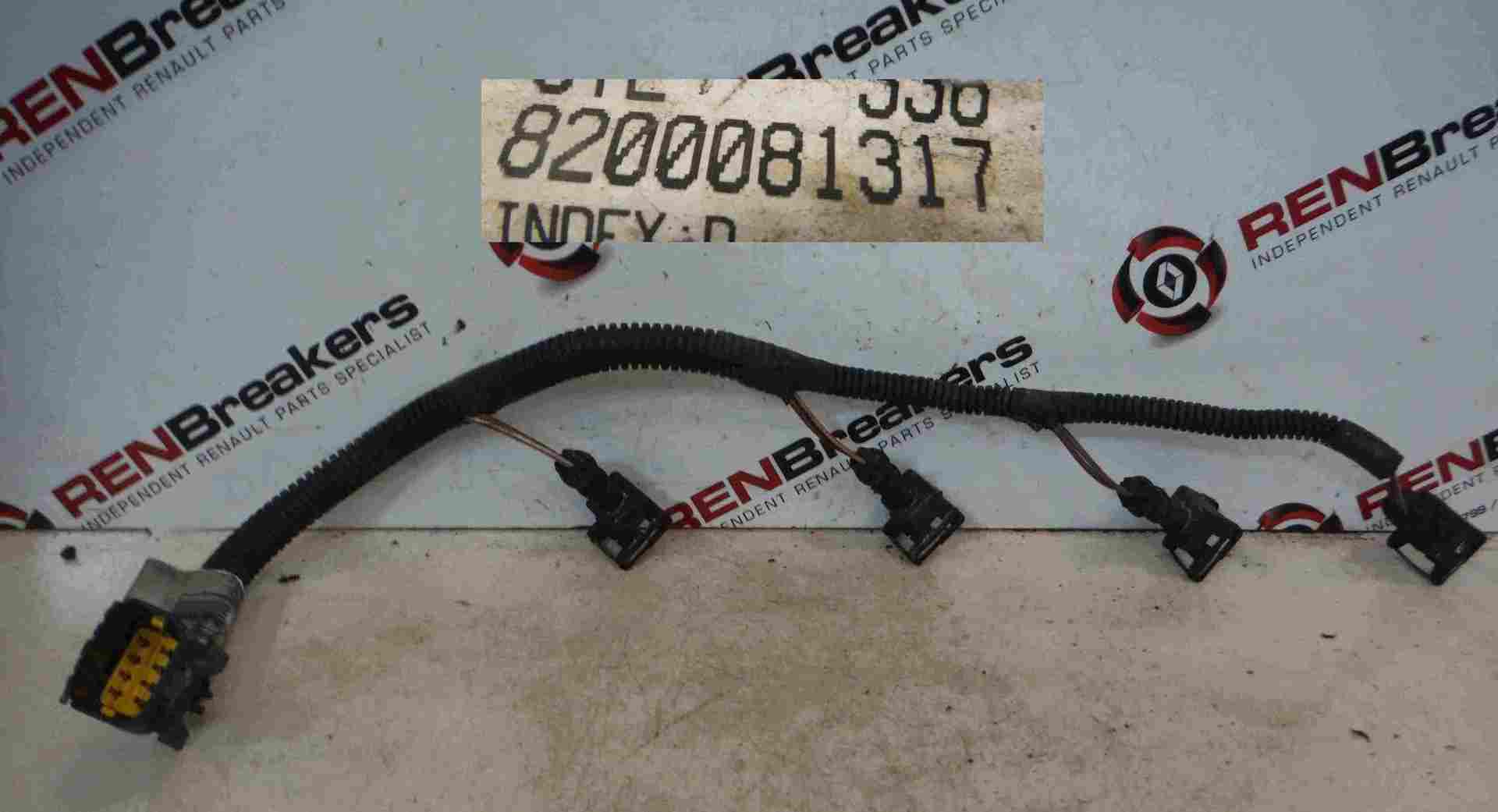 Renault Megane 2002-2008 + MK3 1.6 16v Injector Wiring Loom 8200081317