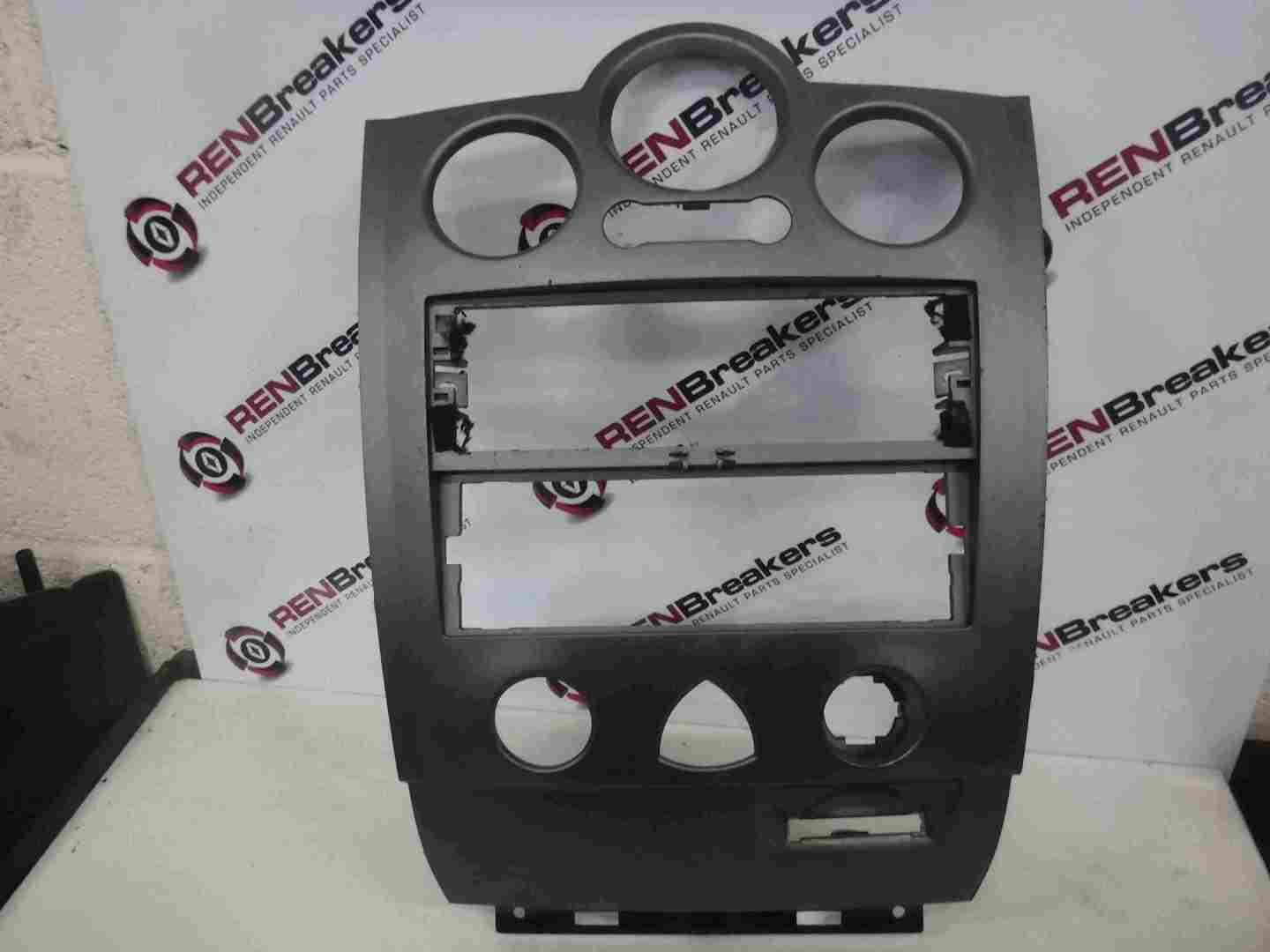 Renault Megane 2002-2008 Centre Heater Surround Dark Silver 8200158670