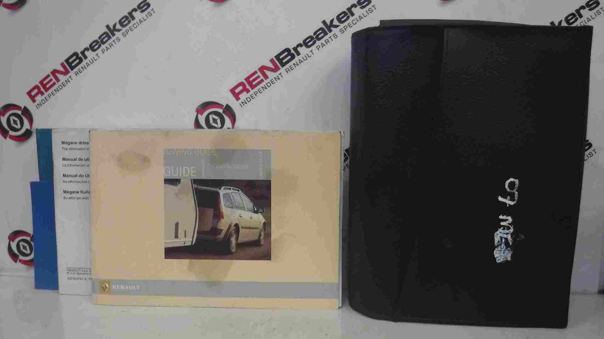 Renault Megane 2002-2008 Document Wallet Folder Service V5 Log Book