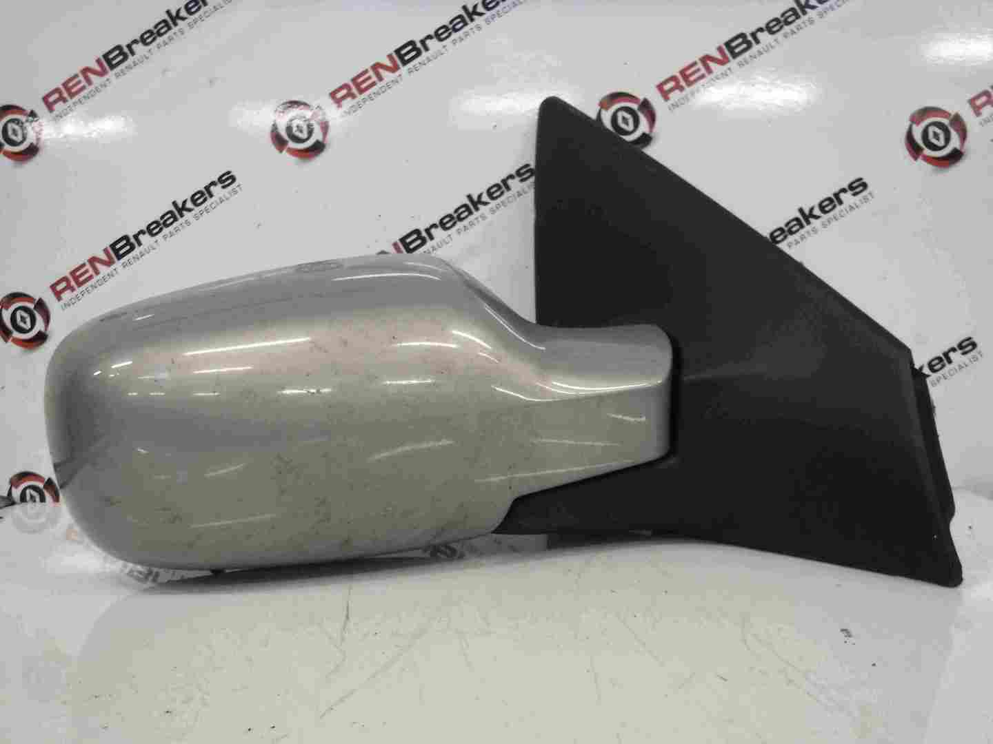 Renault Megane 2002-2008 Drivers OS Wing Mirror Silver TEA19 Folding