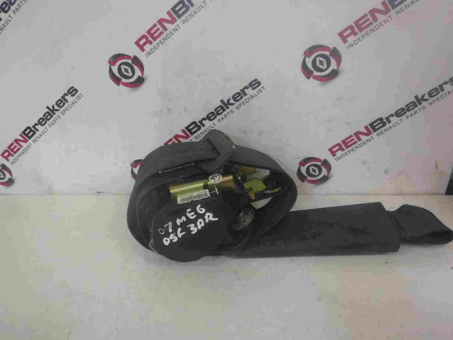 Renault Megane 2002-2008 Drivers OSF Front Seat Belt 3dr 8200562483