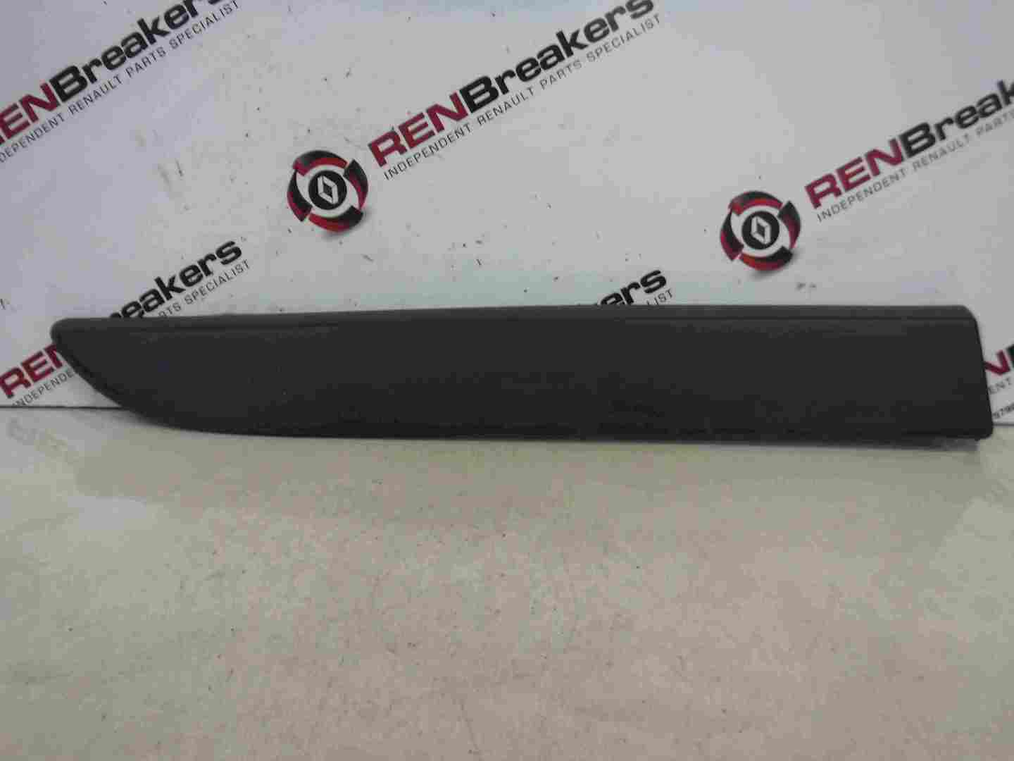 Renault Megane 2002-2008 Drivers OSR Rear Door Moulding Bump Trim 3dr Black