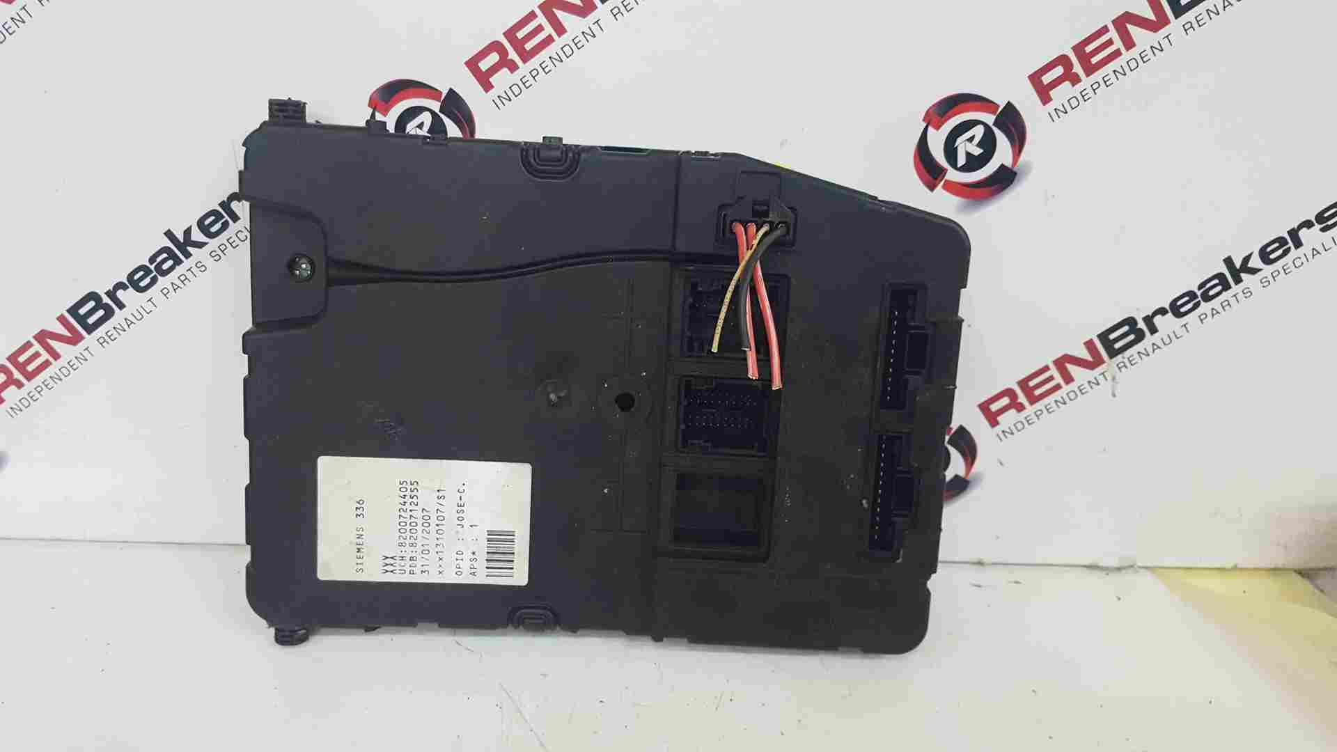 Renault Megane 2002-2008 Fuse Box BCM BSI UCH 8200724405