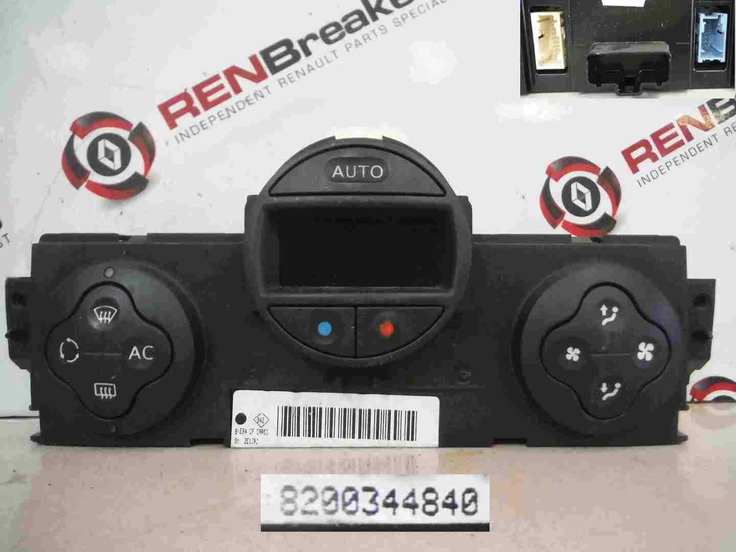 Renault Megane 2002-2008 Heater Controls Dials Climate Control 8200344840