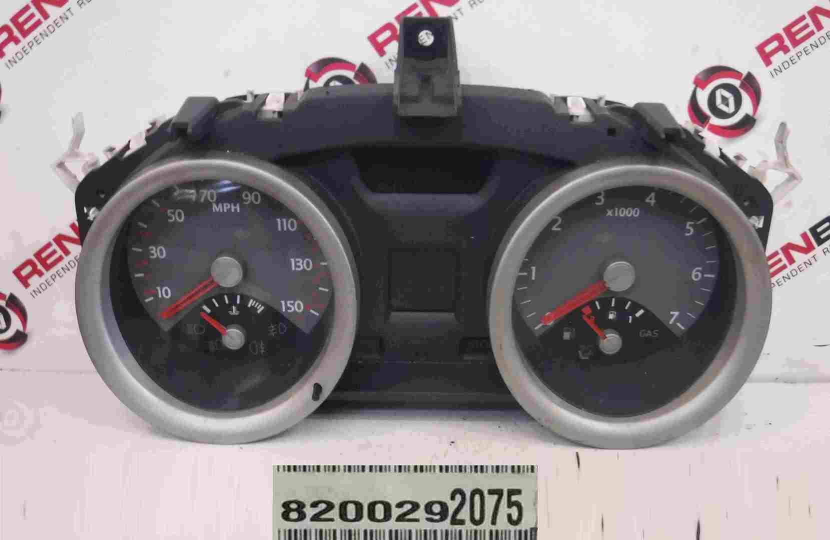 Renault Megane 2002-2008 Instrument Panel Dials Clocks Gauges 8200292075
