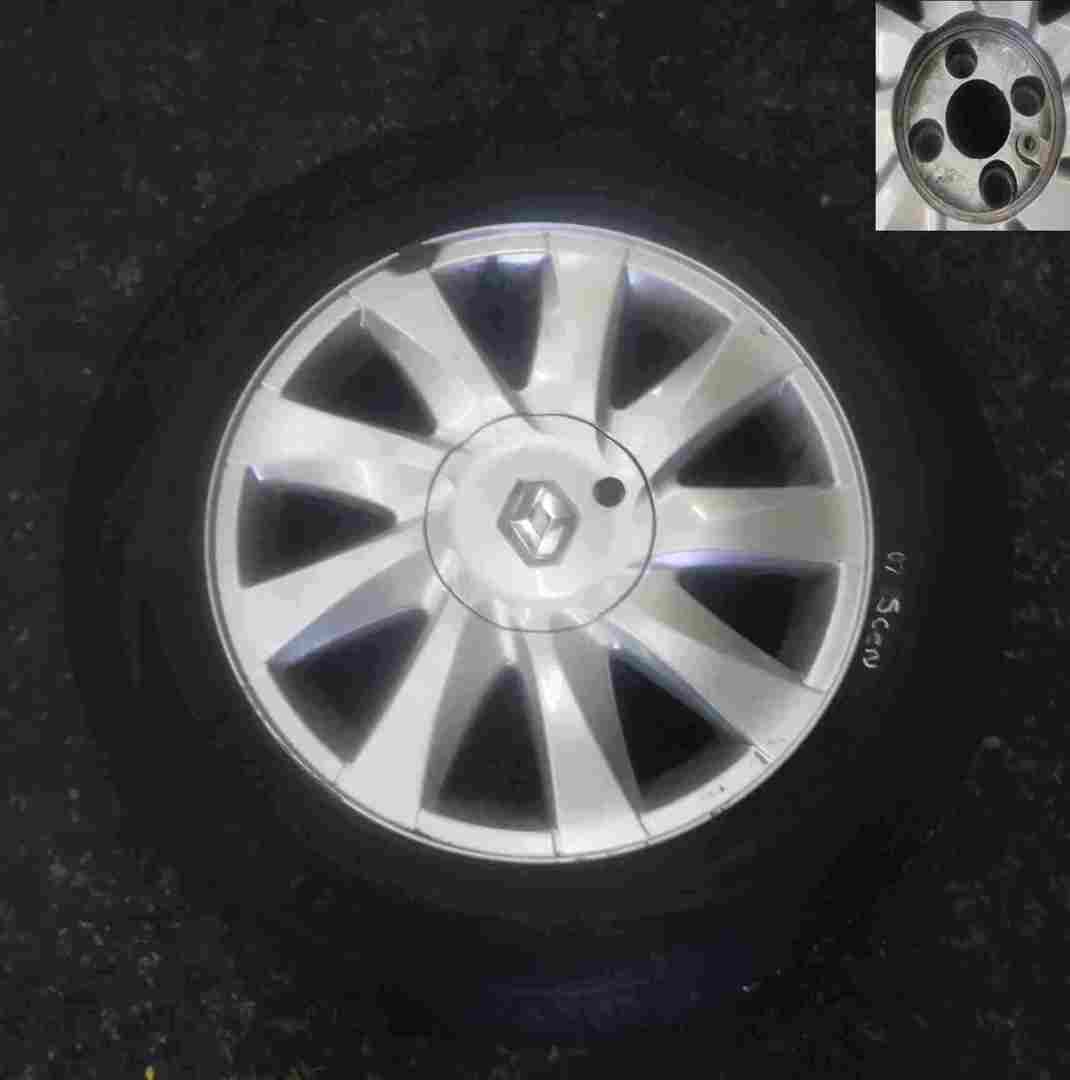Renault Megane 2002-2008 Kubbera Kubera Alloy Wheel + Tyre 205 65 16 5mm