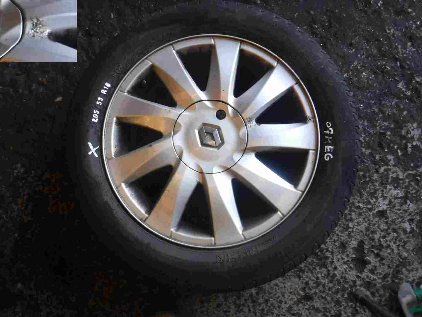 Renault Megane 2002-2008 Kubera Alloy Wheel 16inch 3/5