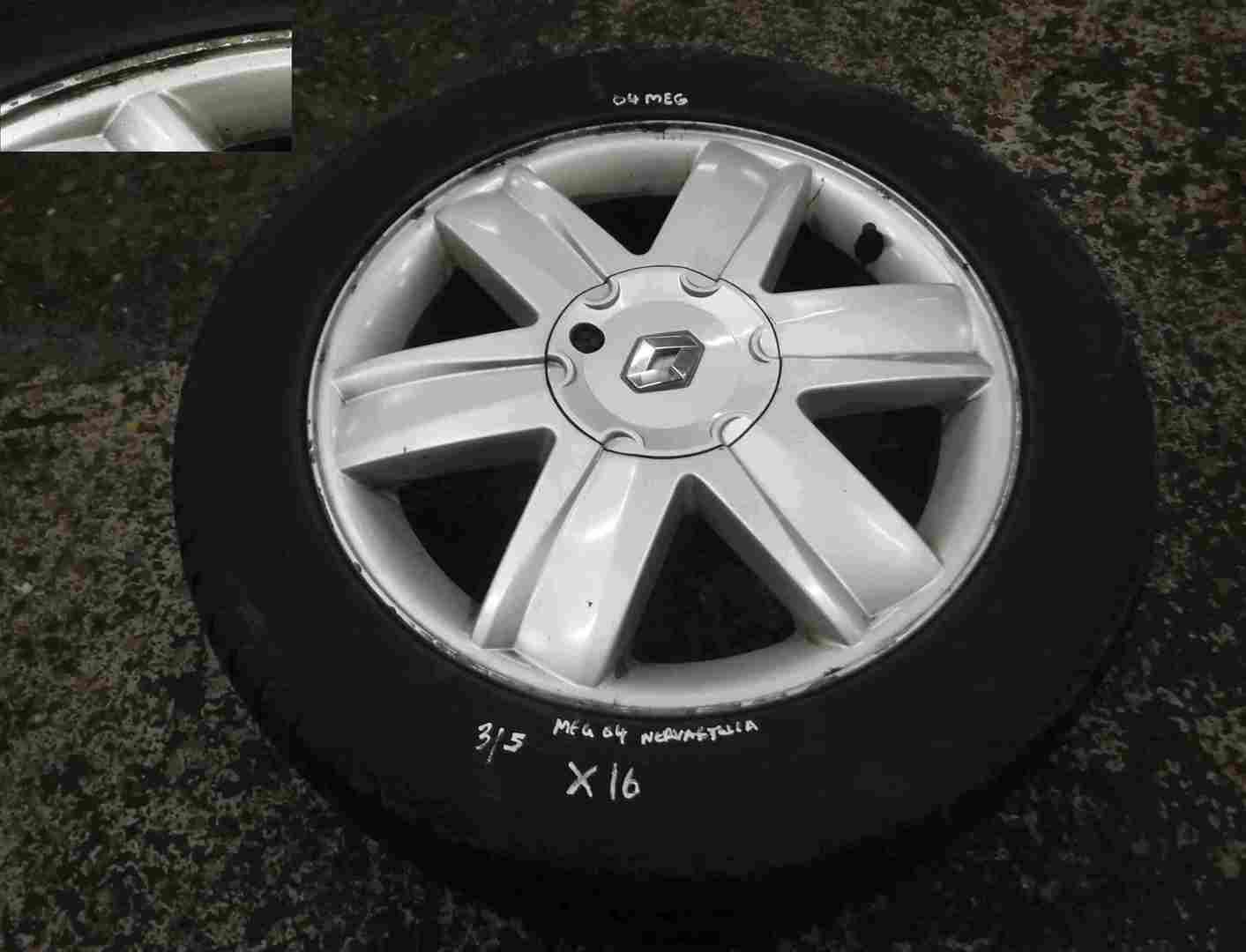 Renault Megane 2002-2008 Nervastella Alloy Wheel 16inch 3/5 8200217241