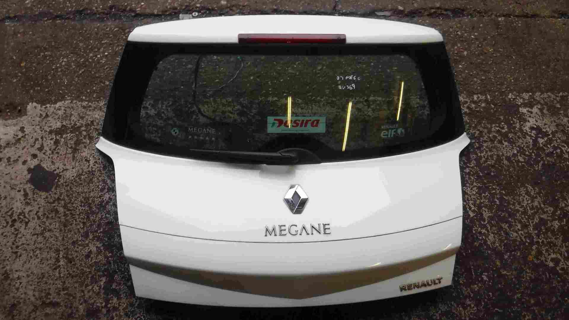 Renault Megane 2002-2008 Rear Boot Tailgate White OV369