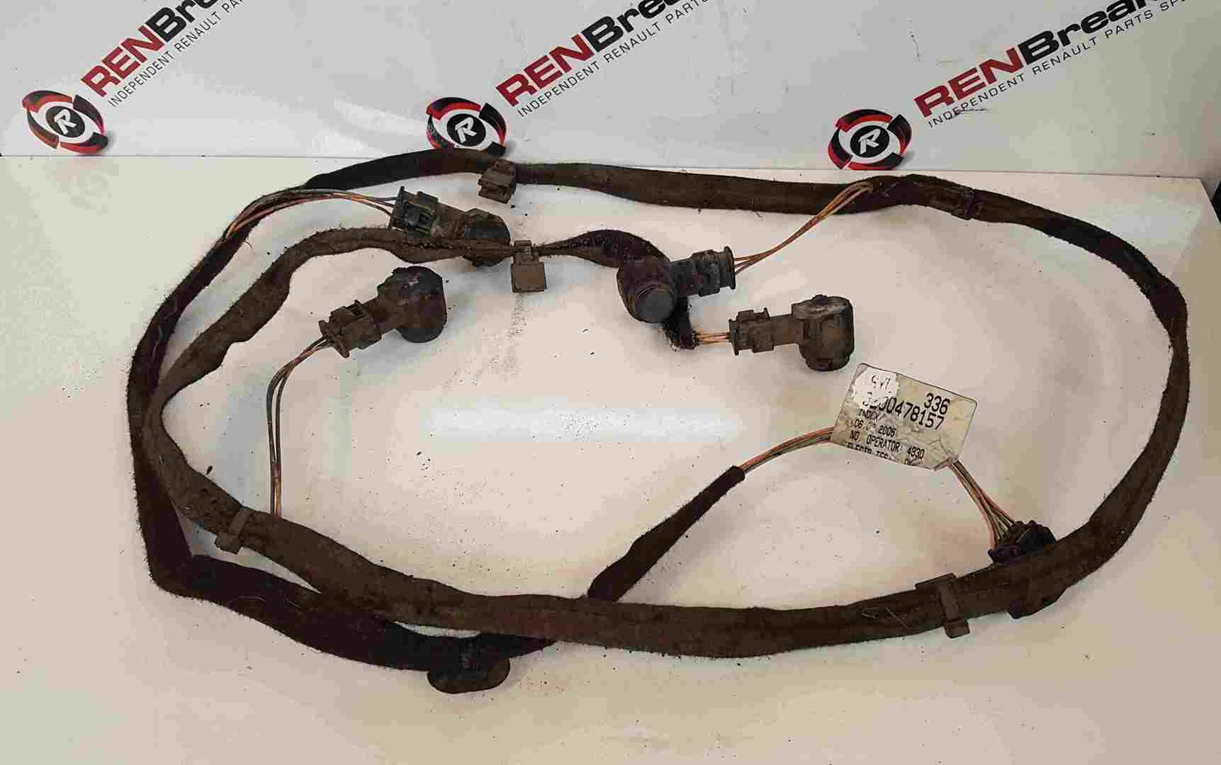 Renault Megane 2002-2008 Rear Bumper Parking Sensor + Loom 8200478157
