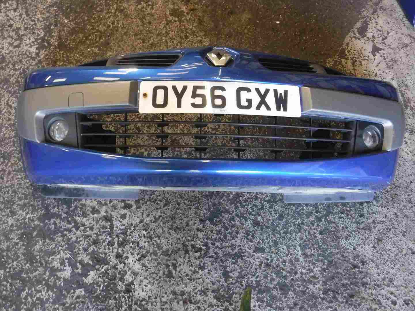 Renault Megane 2006-2008 Front Bumper Blue TERNA FACELIFT 000