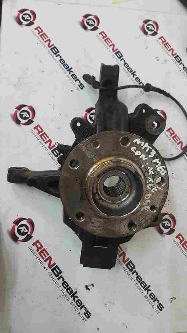 Thumb 7 Renault Megane 2008-2010 1.4 TCE Drivers Side OSF Wheel HUB + ABS Sensor