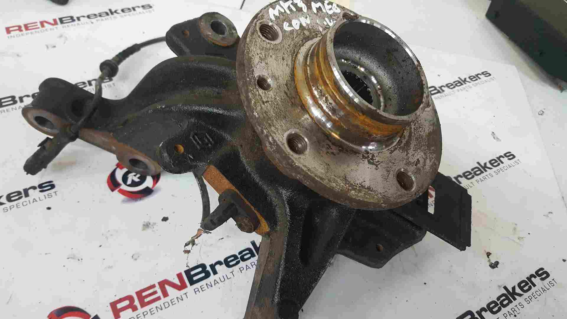 Thumb 3 Renault Megane 2008-2010 1.4 TCE Drivers Side OSF Wheel HUB + ABS Sensor