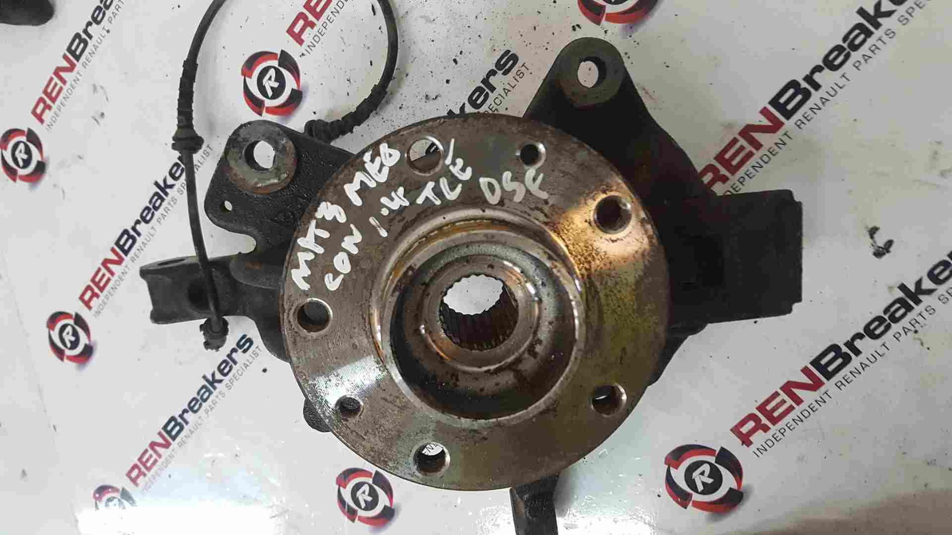 Renault Megane 2008-2010 1.4 TCE Drivers Side OSF Wheel HUB + ABS Sensor