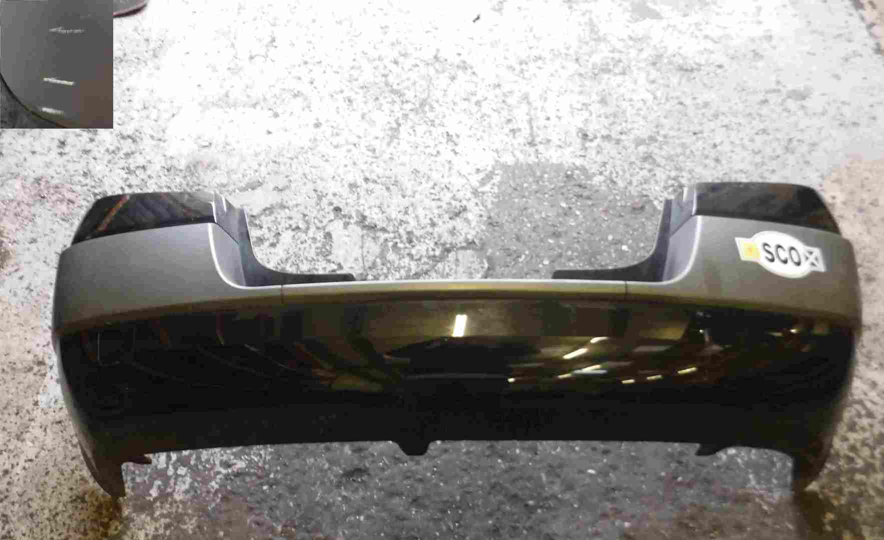 Renault Megane Convertible 2002-2006 Rear Bumper Black 676