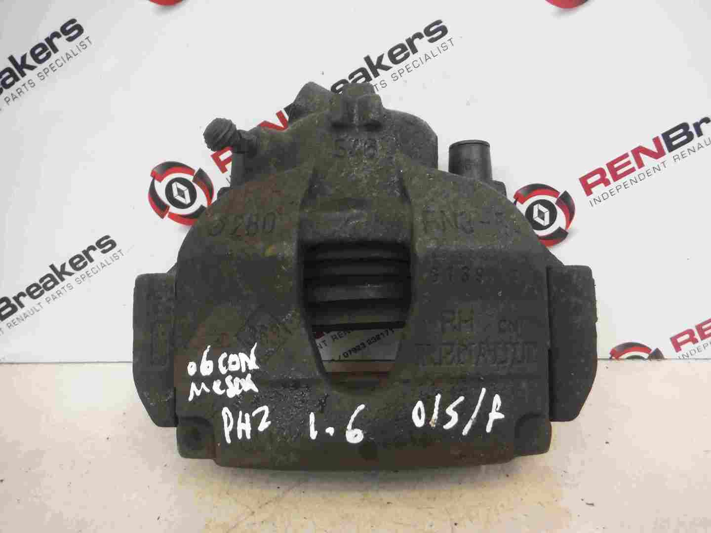 Renault Megane Convertible 2002-2008 1.6 16v Drivers OSF Front Brake Caliper