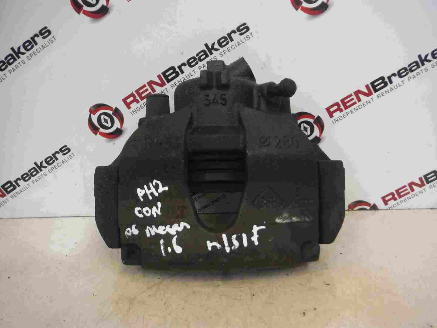 Renault Megane Convertible 2002-2008 1.6 16v Passenger NSF Front Brake Caliper