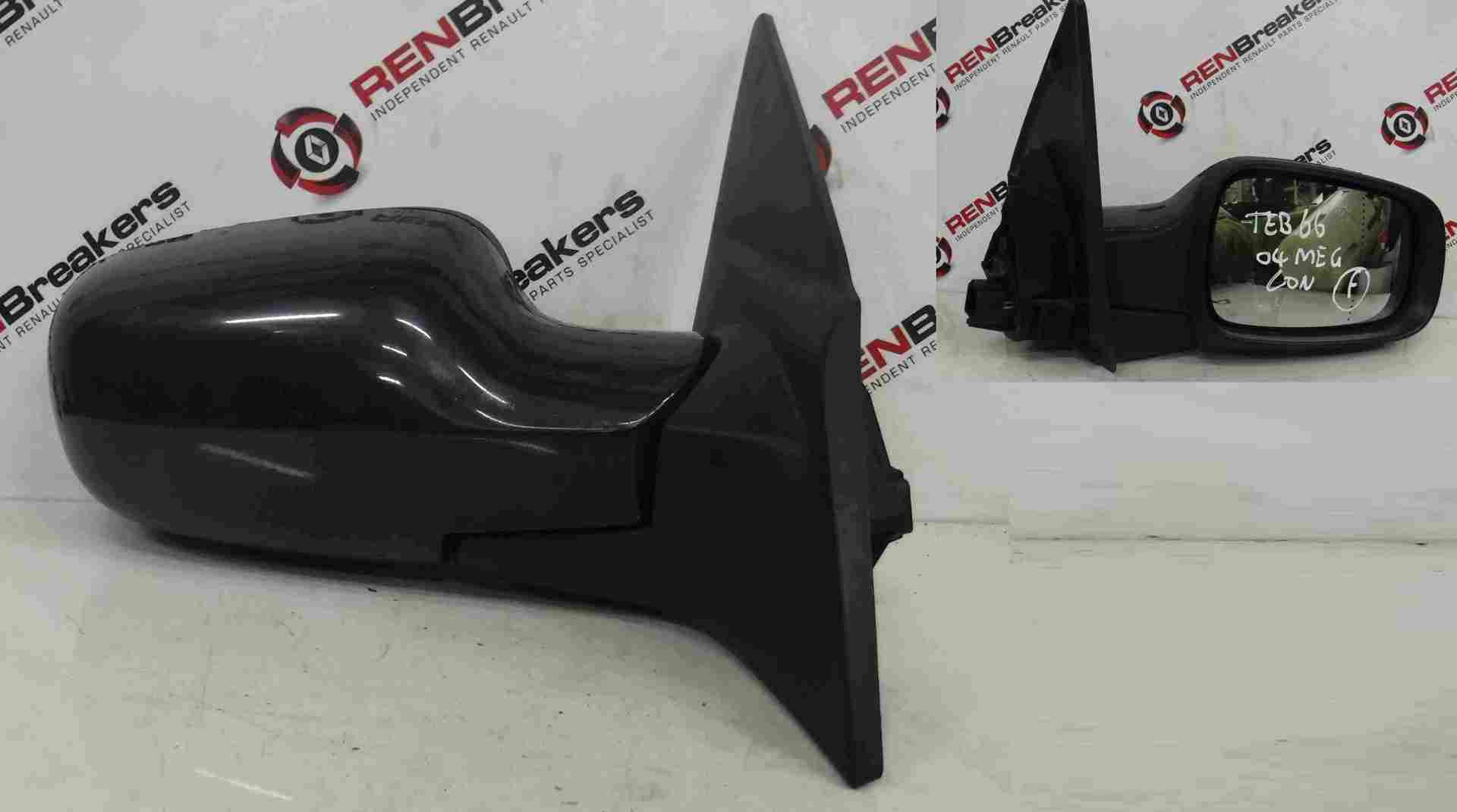 Renault Megane Convertible 2002-2008 Drivers OS Wing Mirror Grey TEB66 Folding