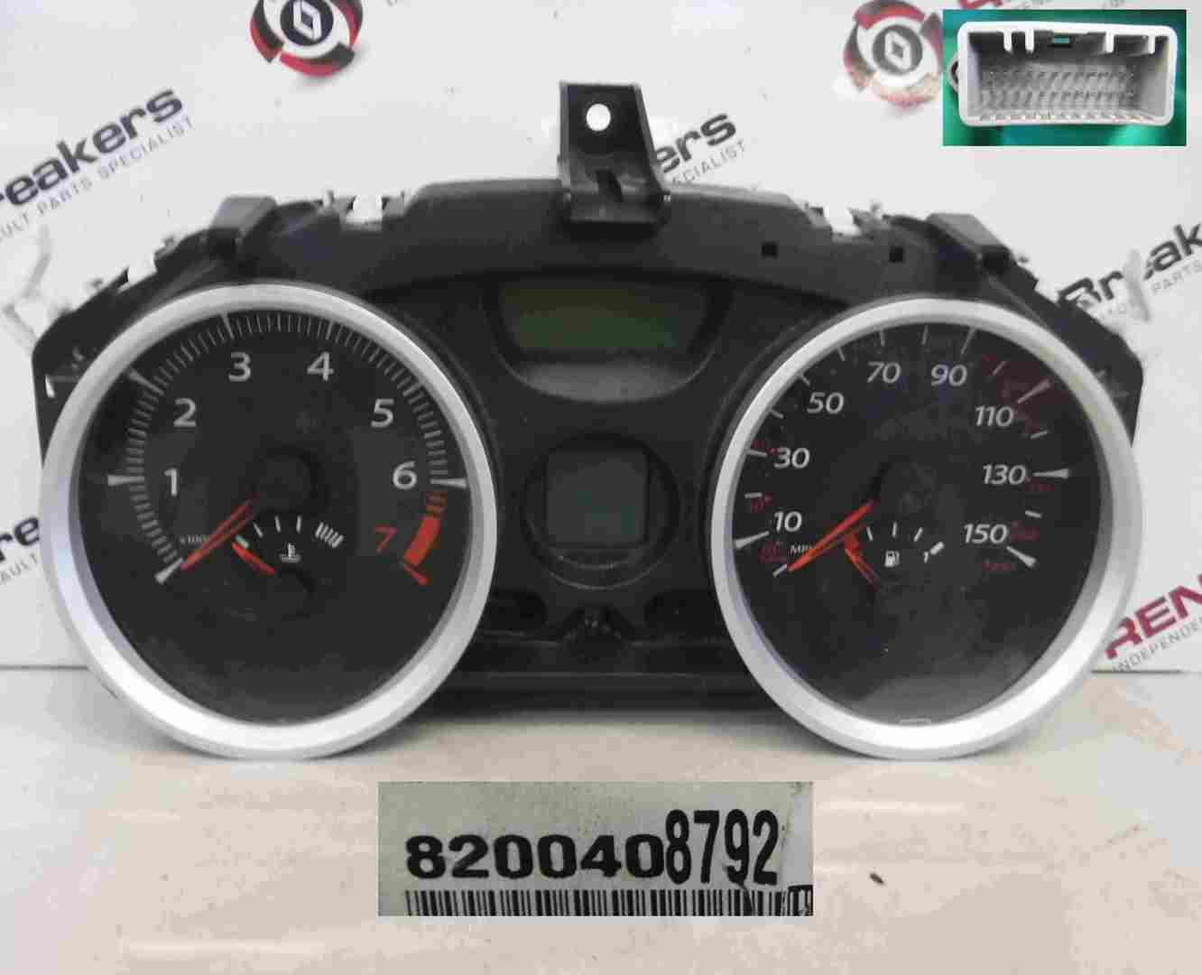 Renault Megane Convertible 2002-2008 Instrument Panel Dials Gauges Clocks 73K