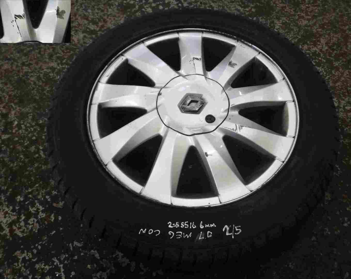Renault Megane Convertible 2002-2008 Kubera Alloy Wheel + Tyre 205 55 16 6mm 3/5